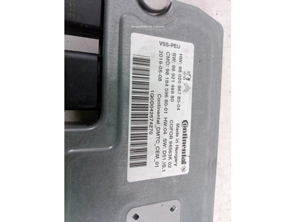 9802096780 MODULO ELECTRONICO 2 CITROEN SPACETOURER|Desguaces La Cabaña