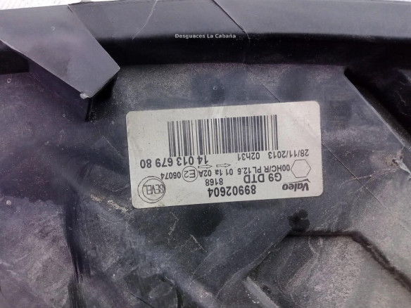 89902604 FARO DERECHO PEUGEOT EXPERT Tepee (VF3V_)|Desguaces La Cabaña