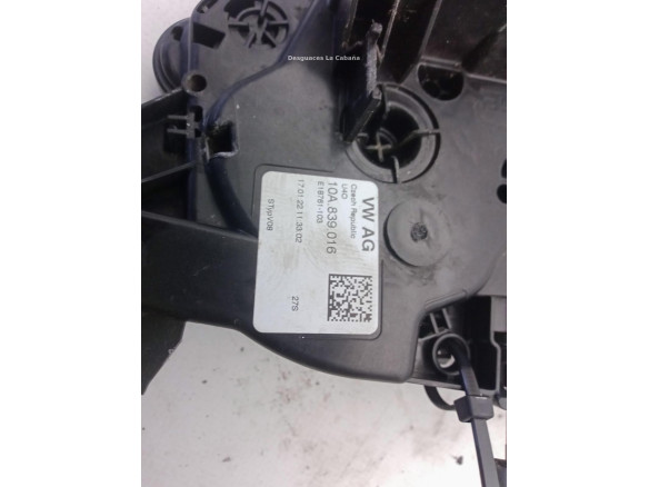 10A839016 CERRADURA PUERTA LAT TRA DER SEAT ARONA (KJ7)|Desguaces La Cabaña