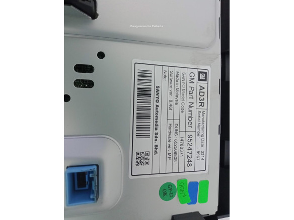 95247248 NAVEGADOR OPEL ASTRA J GTC|Desguaces La Cabaña