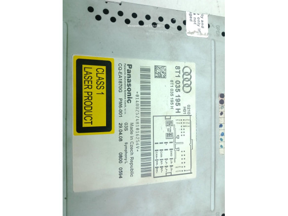 8T1035195H MODULO RADIO AUDI A4 Avant (8K5, B8)|Desguaces La Cabaña