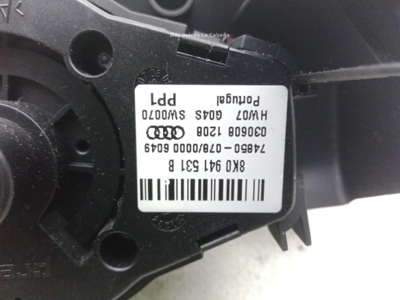 8K0941531B CONMUTADOR LUCES AUDI A4 Avant (8K5, B8)|Desguaces La Cabaña
