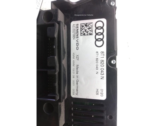 8T1820043N MANDO CLIMA AUDI A4 (8K2, B8)|Desguaces La Cabaña