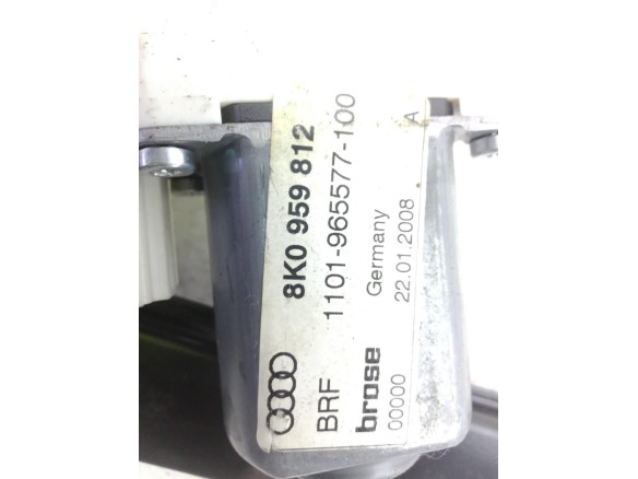 8K0959812 ELEVALUNAS PUERTA LAT TRA DER AUDI A4 (8K2, B8)|Desguaces La Cabaña