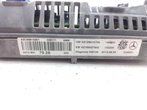 A2129007928 PANTALLA MULTIMEDIA MERCEDES BENZ CLASE E (W212)|Desguaces La Cabaña