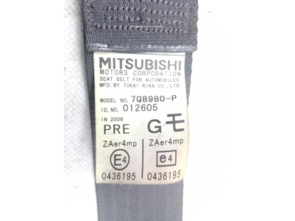 7Q8980P CINTURON DEL IZQ MITSUBISHI LANCER VIII (CY_A, CZ_A)|Desguaces La Cabaña