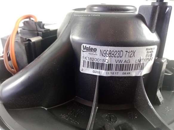 1K1820015Q MOTOR CALEFACCION AUDI Q3 (8UB, 8UG)|Desguaces La Cabaña