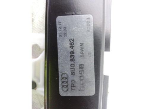 8U0839462  ELEVALUNAS PUERTA LAT TRA DER AUDI Q3 (8UB, 8UG)|Desguaces La Cabaña