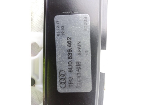 8U0839462  ELEVALUNAS PUERTA LAT TRA DER AUDI Q3 (8UB, 8UG)|Desguaces La Cabaña