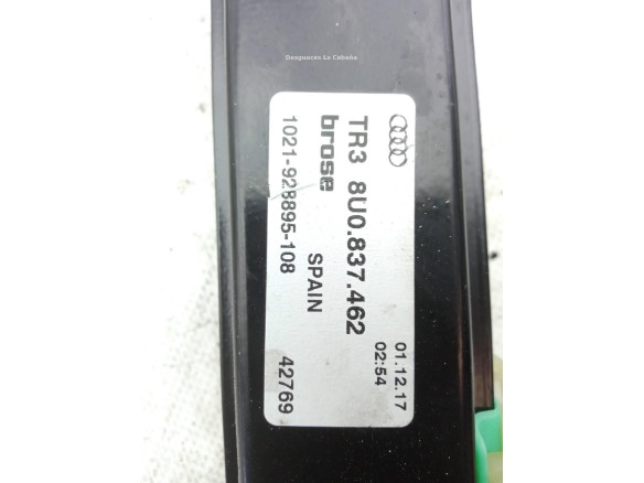 8U0837462  ELEVALUNAS PUERTA LAT DEL DER AUDI Q3 (8UB, 8UG)|Desguaces La Cabaña