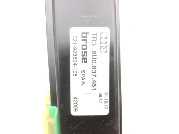 8U0837461  ELEVALUNAS PUERTA LAT DEL IZQ AUDI Q3 (8UB, 8UG)|Desguaces La Cabaña