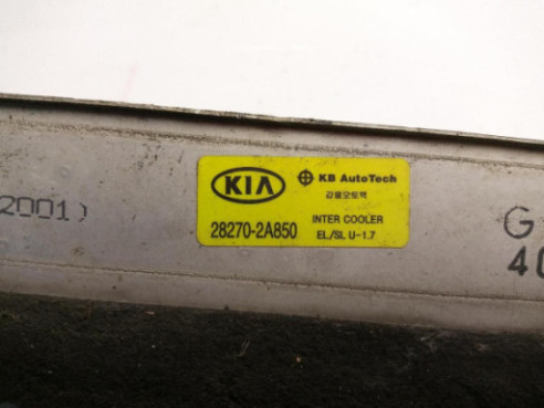 282702A850 INTERCOOLER KIA SPORTAGE (SL)|Desguaces La Cabaña