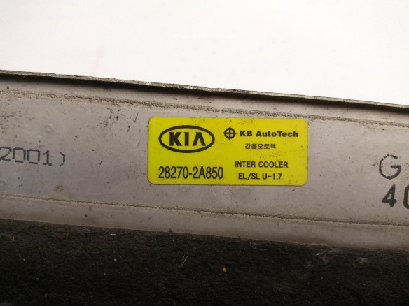 282702A850 INTERCOOLER KIA SPORTAGE (SL)|Desguaces La Cabaña