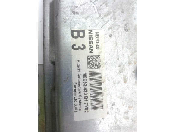 MEC93430 CENTRALITA MOTOR NISSAN QASHQAI / QASHQAI +2 I (J10, JJ10)|Desguaces La Cabaña
