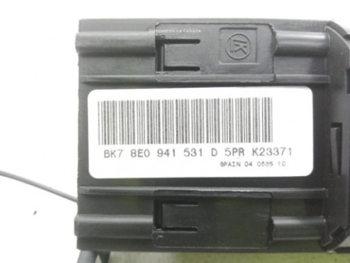 8E0941531D CONMUTADOR LUCES AUDI A4 B7 Descapotable (8HE)|Desguaces La Cabaña