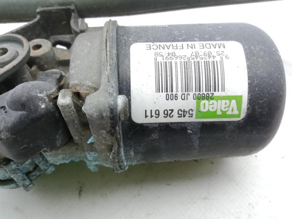 54526611 MOTOR LIMPIAPARABRISAS DEL NISSAN QASHQAI / QASHQAI +2 I (J10, JJ10)|Desguaces La Cabaña