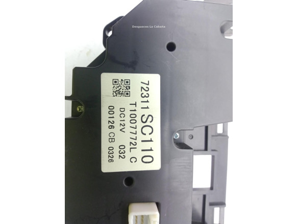 72311SC110 MANDO CLIMA SUBARU IMPREZA Fastback (GR, GH, G3)|Desguaces La Cabaña