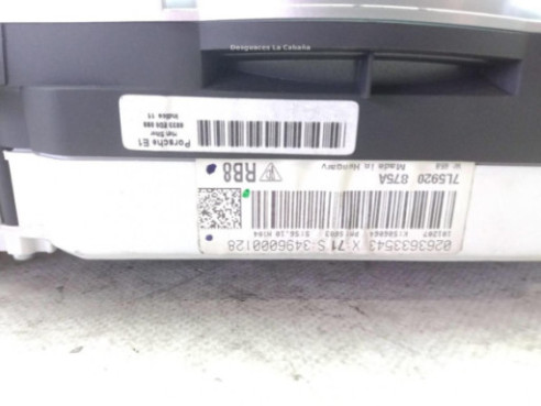 7L5920875A CUADRO INSTRUMENTOS PORSCHE CAYENNE (9PA)|Desguaces La Cabaña