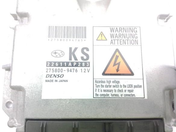 22611AP283 CENTRALITA MOTOR SUBARU IMPREZA Fastback (GR, GH, G3)|Desguaces La Cabaña