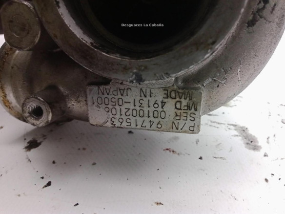 4913105001  TURBO VOLVO S80 I (184)|Desguaces La Cabaña