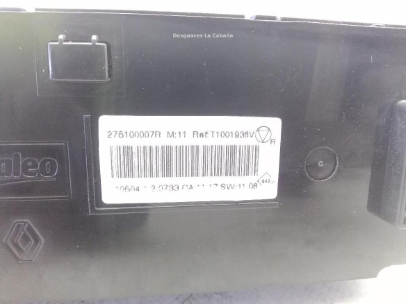 275100007R MANDO CLIMA RENAULT MEGANE CC (EZ0/1_)|Desguaces La Cabaña
