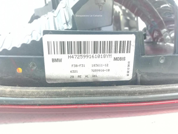 18361112 PILOTO TRA DER INT BMW 3 (F30, F80)|Desguaces La Cabaña