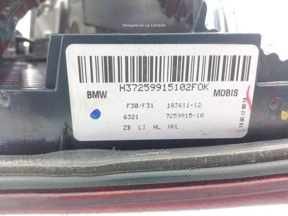 7259915 PILOTO TRA IZQ INT BMW 3 (F30, F80)|Desguaces La Cabaña