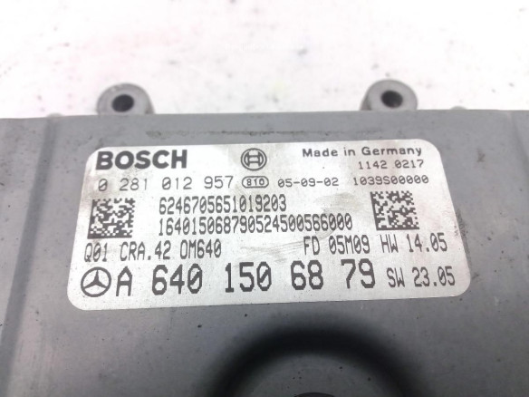 A6401506879 CENTRALITA MOTOR MERCEDES BENZ CLASE A (W169)|Desguaces La Cabaña