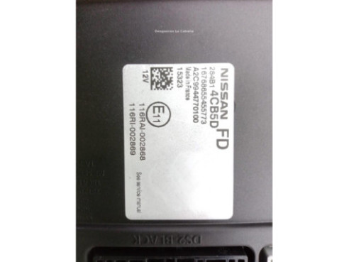 284B14CB5D CENTRALITA MULTIFUNCION NISSAN QASHQAI II Todo terreno, cerrada (J11, J11_)|Desguaces La Cabaña