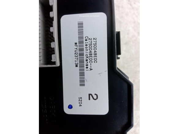 275004BEOC MANDO CLIMA NISSAN QASHQAI II Todo terreno, cerrada (J11, J11_)|Desguaces La Cabaña