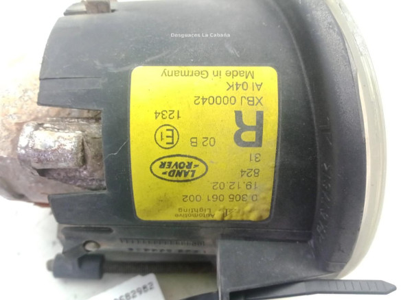 XBJ00042 NIEBLA DEL IZQ LAND ROVER RANGE ROVER III (L322)|Desguaces La Cabaña