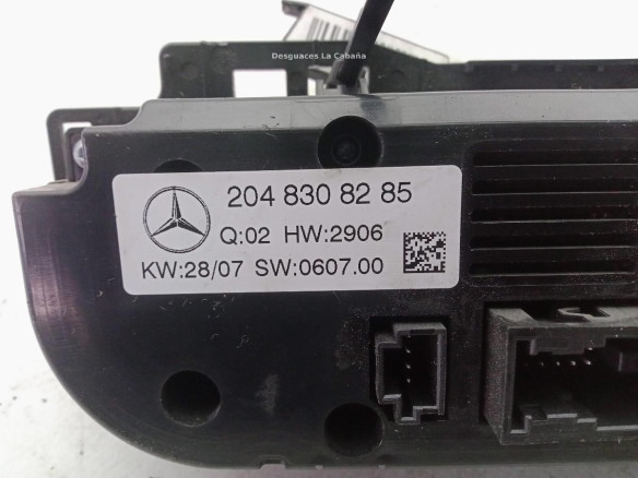  2048308285 MANDO CLIMA MERCEDES BENZ CLASE C (W204)|Desguaces La Cabaña
