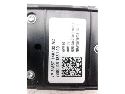 8M5T14A132AC MANDO ELEVALUNAS PUERTA LAT DEL IZQ FORD KUGA I|Desguaces La Cabaña