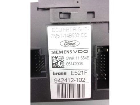 7M5T14B533CC ELEVALUNAS PUERTA LAT DEL DER FORD KUGA I|Desguaces La Cabaña