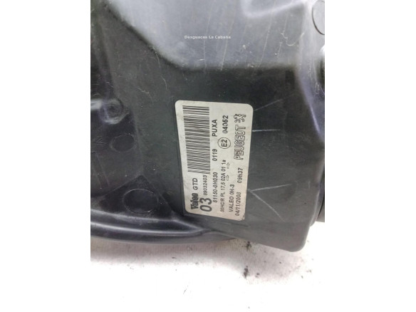 811500H030 FARO IZQUIERDO PEUGEOT 107|Desguaces La Cabaña
