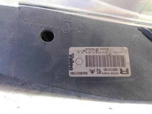 9649557380 FARO DERECHO CITROEN XSARA PICASSO (N68)|Desguaces La Cabaña