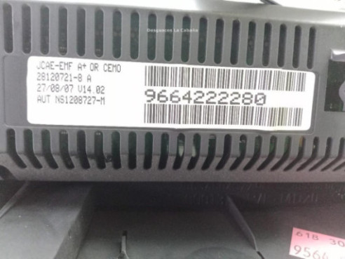 9664222280 DISPLAY PEUGEOT 307 (3A/C)|Desguaces La Cabaña