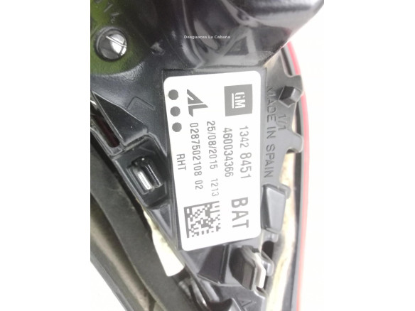 13428451 PILOTO TRA IZQ INT OPEL CORSA E (X15)|Desguaces La Cabaña