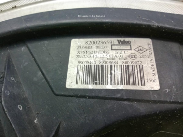 8200236591 FARO DERECHO RENAULT KANGOO (KC0/1_)|Desguaces La Cabaña