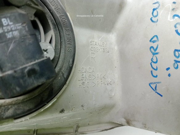 FARO DERECHO HONDA ACCORD V (CC, CD)|Desguaces La Cabaña