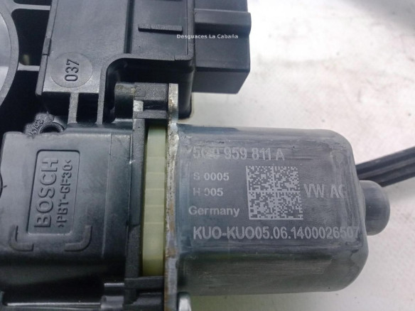 5Q0959811A ELEVALUNAS PUERTA LAT TRA IZQ SEAT LEON ST (5F8)|Desguaces La Cabaña