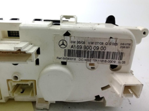 A1699000900, MANDO CLIMA MERCEDES BENZ CLASE B (W245)|Desguaces La Cabaña