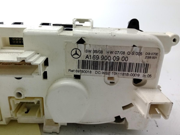 A1699000900, MANDO CLIMA MERCEDES BENZ CLASE B (W245)|Desguaces La Cabaña