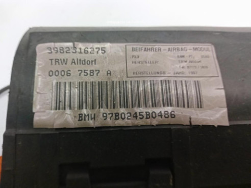 3982316275 AIRBAG DER BMW 5 (E39)|Desguaces La Cabaña