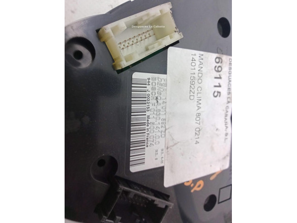 14908790YR, MANDO CLIMA PEUGEOT 807 (E)|Desguaces La Cabaña