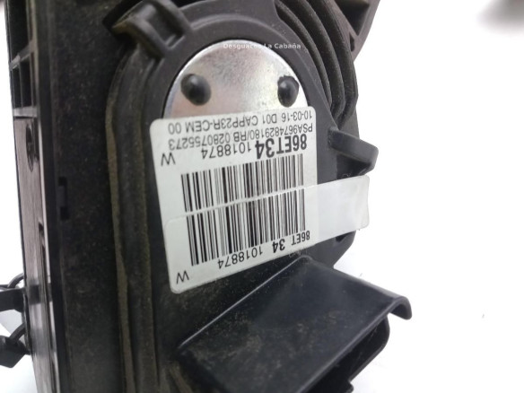 86ET341018874 POTENCIOMETRO ACELERADOR PEUGEOT 308 II|Desguaces La Cabaña