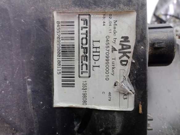 1353198080 FARO IZQUIERDO PEUGEOT BIPPER Tepee|Desguaces La Cabaña