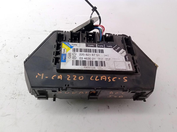 2208218751 MANDO REGULACION ASIENTO MERCEDES BENZ CLASE S (W220)|Desguaces La Cabaña