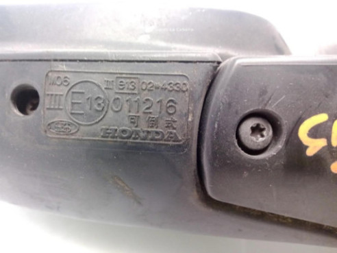 E13011216 ESPEJO IZQ HONDA CIVIC VI Aerodeck (MB, MC)|Desguaces La Cabaña