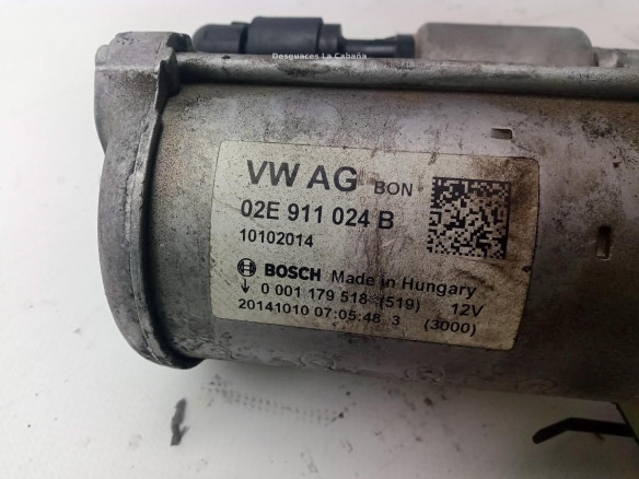 02E911024B ARRANQUE SEAT LEON (5F1)|Desguaces La Cabaña